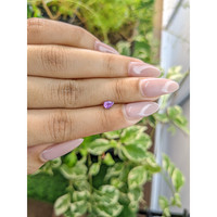 0.34 Ct. Purple Sapphire from Ceylon (Sri Lanka) Life Style