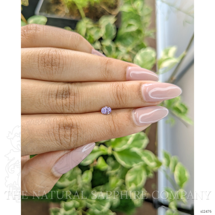 0.37 Ct. Violet Sapphire from Ceylon (Sri Lanka)