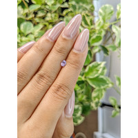 0.37 Ct. Violet Sapphire from Ceylon (Sri Lanka) Life Style