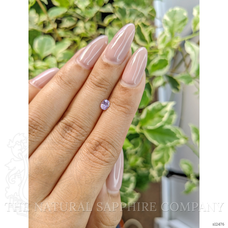 0.37 Ct. Violet Sapphire from Ceylon (Sri Lanka)