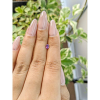 0.39 Ct. Purple Sapphire from Ceylon (Sri Lanka) Life Style