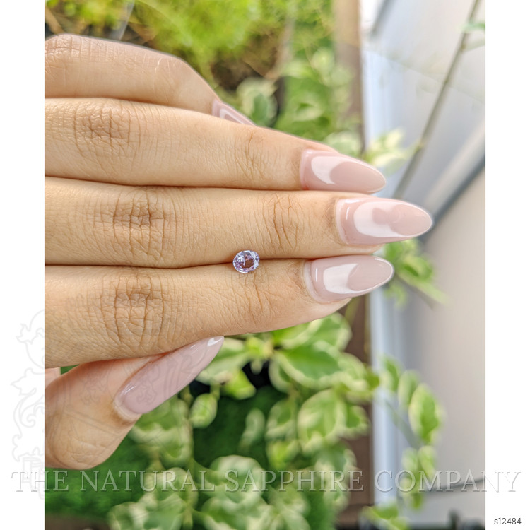 0.39 Ct. Purple Sapphire from Ceylon (Sri Lanka)