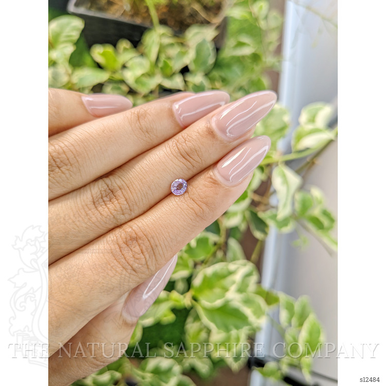 0.39 Ct. Purple Sapphire from Ceylon (Sri Lanka)