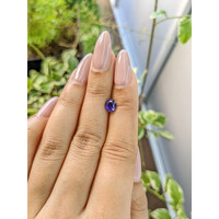 0.99 Ct. Color Change Sapphire from Ceylon (Sri Lanka) Life Style