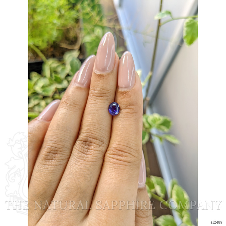 0.99 Ct. Color Change Sapphire from Ceylon (Sri Lanka)