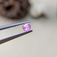 0.20 Ct. Purplish Pink Sapphire from Ceylon (Sri Lanka) Life Style