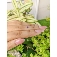 0.22 Ct. Purple Sapphire from Ceylon (Sri Lanka) Life Style