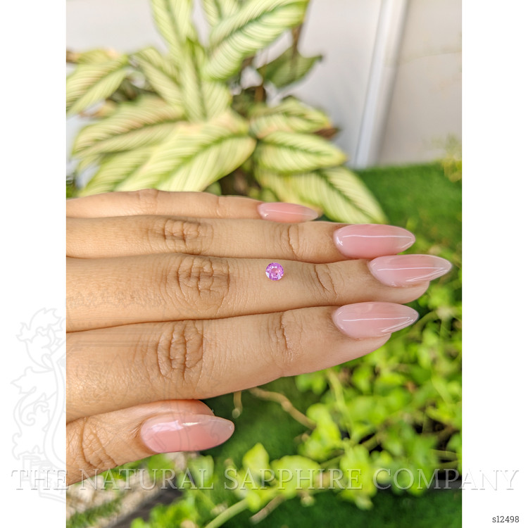 0.24 Ct. Pink Sapphire from Ceylon (Sri Lanka)