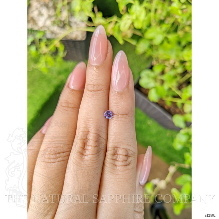 0.36 Ct. Purple Sapphire from Ceylon (Sri Lanka)