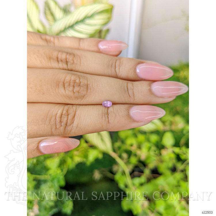 0.27 Ct. Pinkish Purple Sapphire from Ceylon (Sri Lanka)