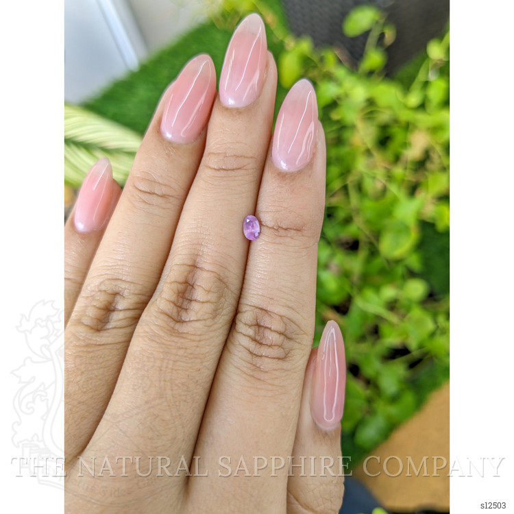 0.27 Ct. Pinkish Purple Sapphire from Ceylon (Sri Lanka)