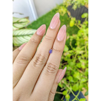 0.32 Ct. Purple Sapphire from Ceylon (Sri Lanka) Life Style