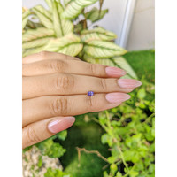 0.32 Ct. Purple Sapphire from Ceylon (Sri Lanka) Life Style