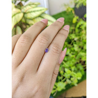 0.32 Ct. Purple Sapphire from Ceylon (Sri Lanka) Life Style