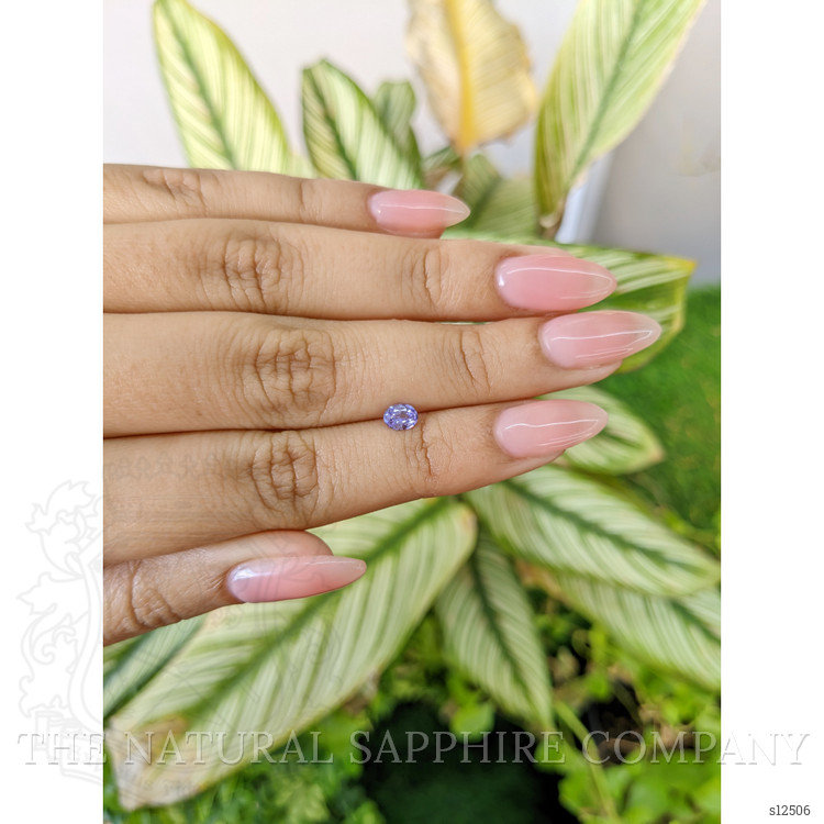 0.35 Ct. Violet Sapphire from Ceylon (Sri Lanka)