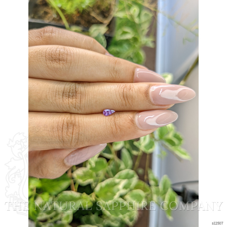 0.33 Ct. Pinkish Purple Sapphire from Ceylon (Sri Lanka)