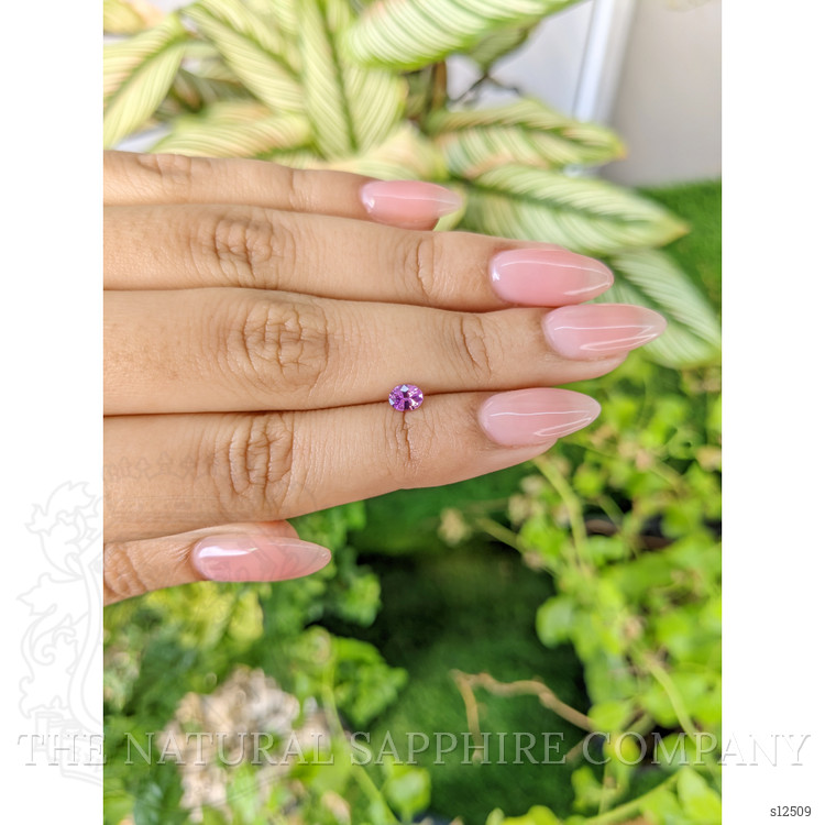 0.34 Ct. Pinkish Purple Sapphire from Ceylon (Sri Lanka)