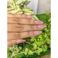 0.34 Ct. Bluish Purple Sapphire from Ceylon (Sri Lanka) Life Style