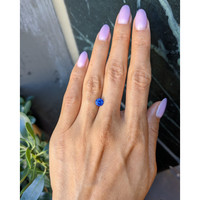 1.25 Ct. Blue Sapphire from Ceylon (Sri Lanka) Life Style