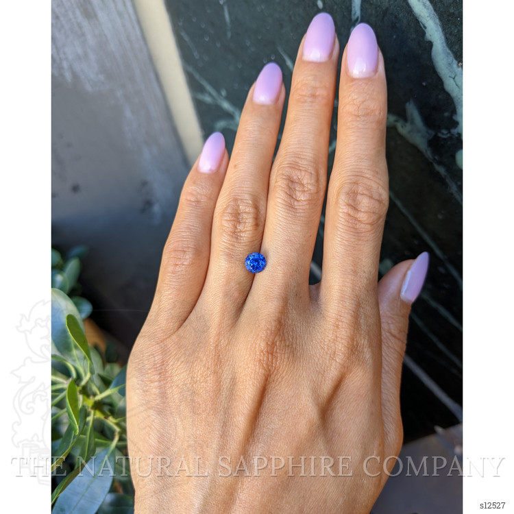 1.25 Ct. Blue Sapphire from Ceylon (Sri Lanka)