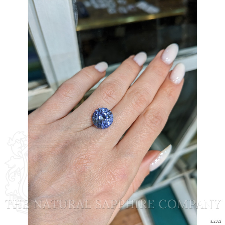 6.79 Ct. Blue Sapphire from Ceylon (Sri Lanka)