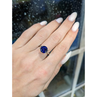 2.62 Ct. Blue Sapphire from Ceylon (Sri Lanka) Life Style