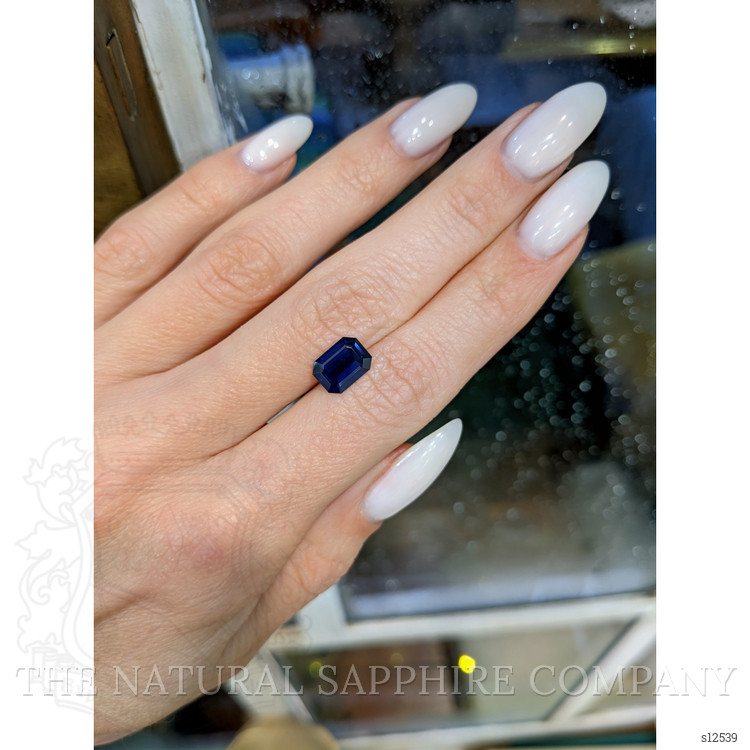 2.08 Ct. Blue Sapphire from Ceylon (Sri Lanka)