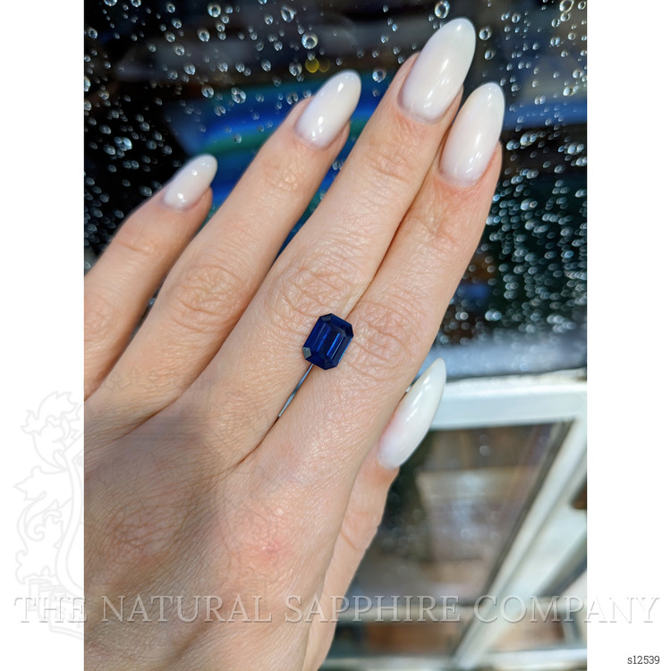 2.08 Ct. Blue Sapphire from Ceylon (Sri Lanka)