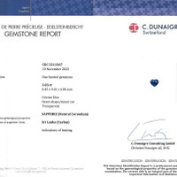 3.03 Ct. Blue Sapphire from Ceylon (Sri Lanka) Scan Report