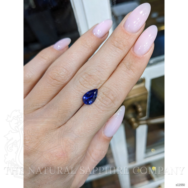 2.31 Ct. Blue Sapphire from Ceylon (Sri Lanka)