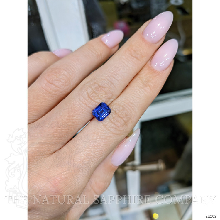 2.16 Ct. Blue Sapphire from Ceylon (Sri Lanka)