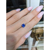 1.57 Ct. Blue Sapphire from Ceylon (Sri Lanka) Life Style