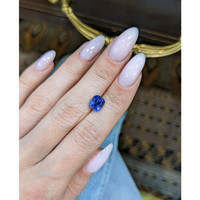 2.41 Ct. Blue Sapphire from Ceylon (Sri Lanka) Life Style