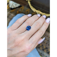 2.99 Ct. Blue Sapphire from Ceylon (Sri Lanka) Life Style