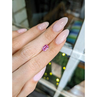 1.22 Ct. Purplish Pink Sapphire from Ceylon (Sri Lanka) Life Style