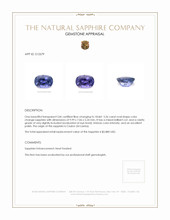 3.26 Ct. Color Change Sapphire from Ceylon (Sri Lanka) Appraisal