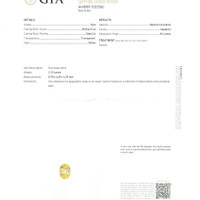 2.19 Ct. Yellow Sapphire from Ceylon (Sri Lanka) Scan Report