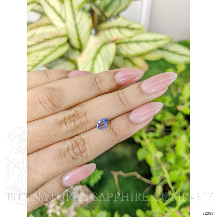 0.51 Ct. Blue Sapphire from Ceylon (Sri Lanka)