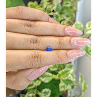 0.44 Ct. Blue Sapphire from Ceylon (Sri Lanka) Life Style