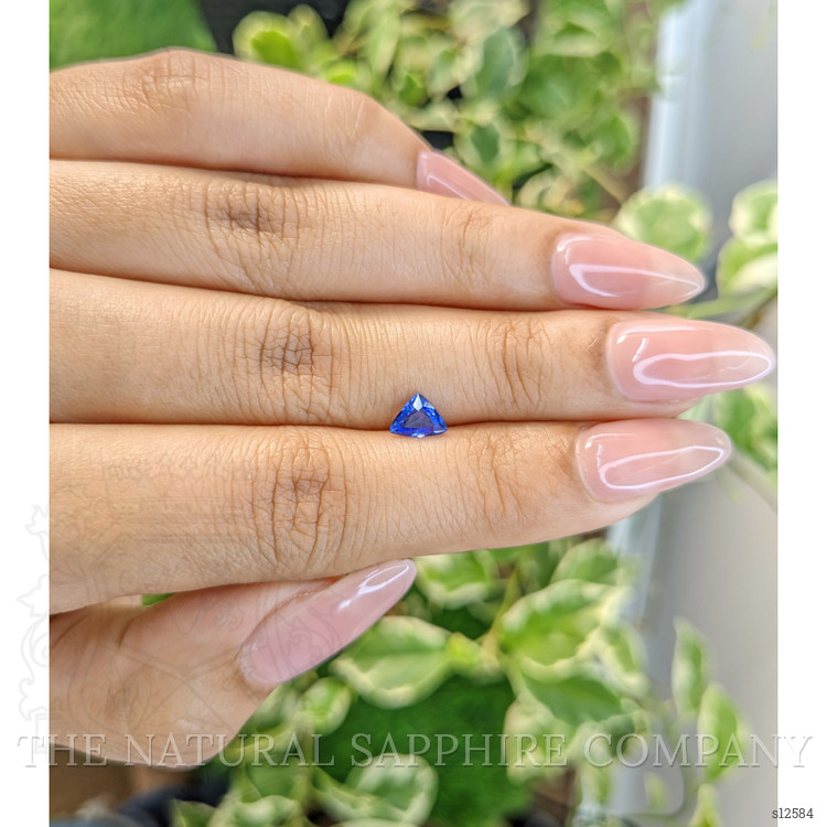 0.44 Ct. Blue Sapphire from Ceylon (Sri Lanka)