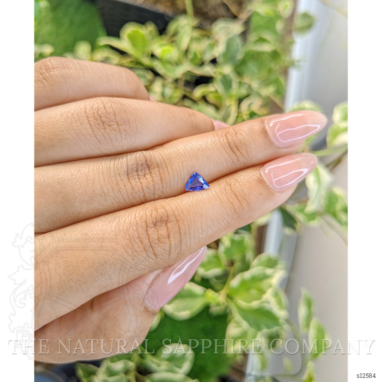 0.44 Ct. Blue Sapphire from Ceylon (Sri Lanka)