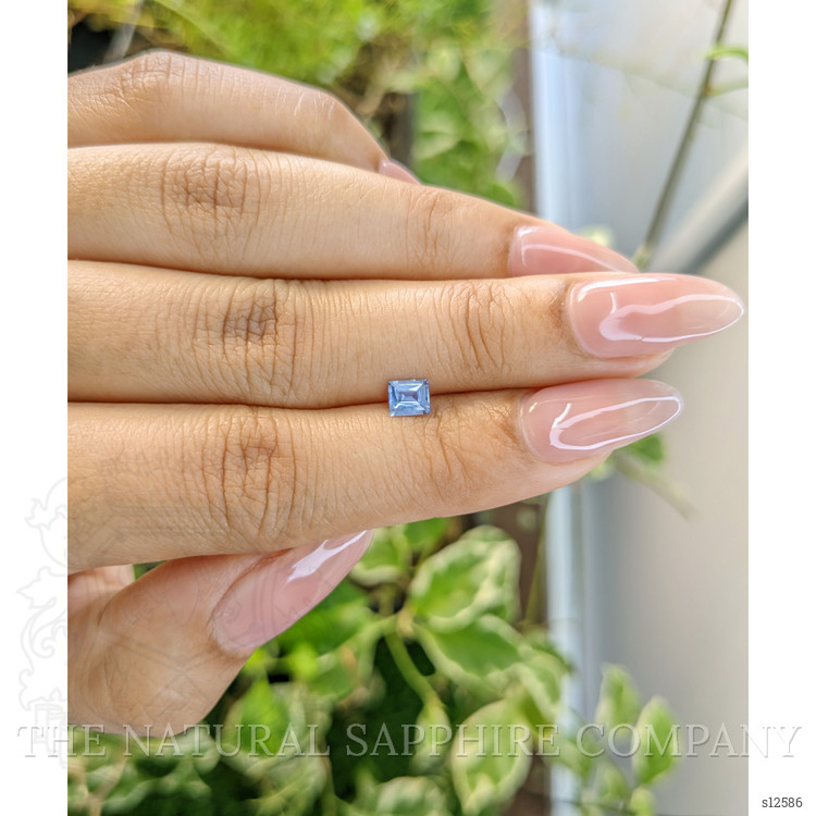 0.39 Ct. Blue Sapphire from Ceylon (Sri Lanka)