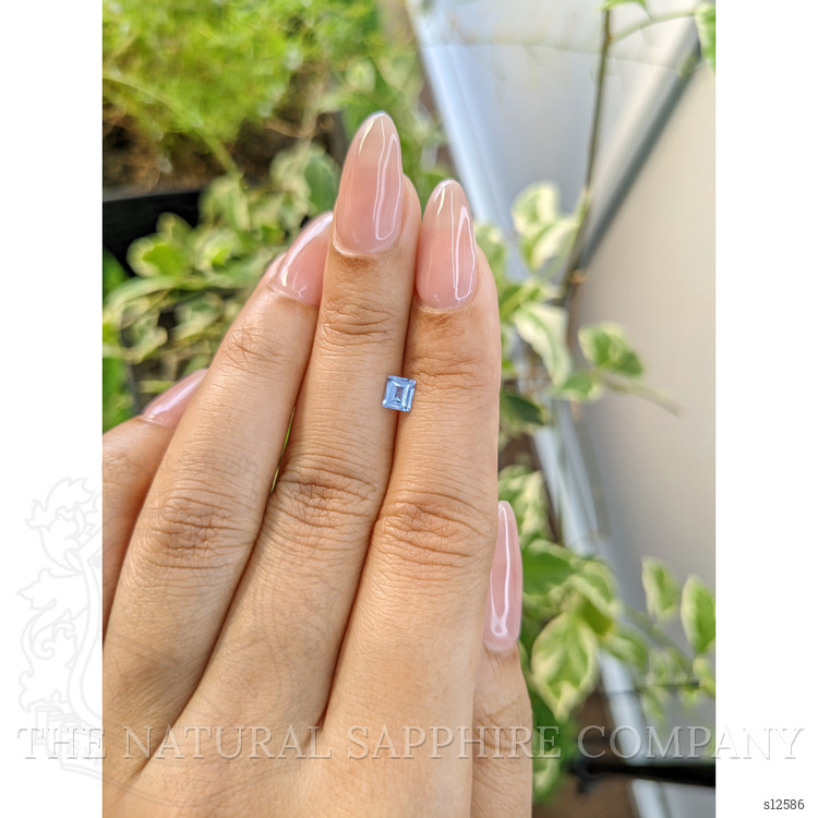 0.39 Ct. Blue Sapphire from Ceylon (Sri Lanka)
