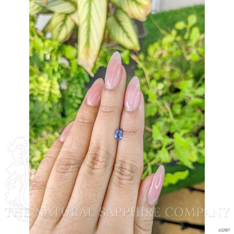 0.48 Ct. Blue Sapphire from Ceylon (Sri Lanka)