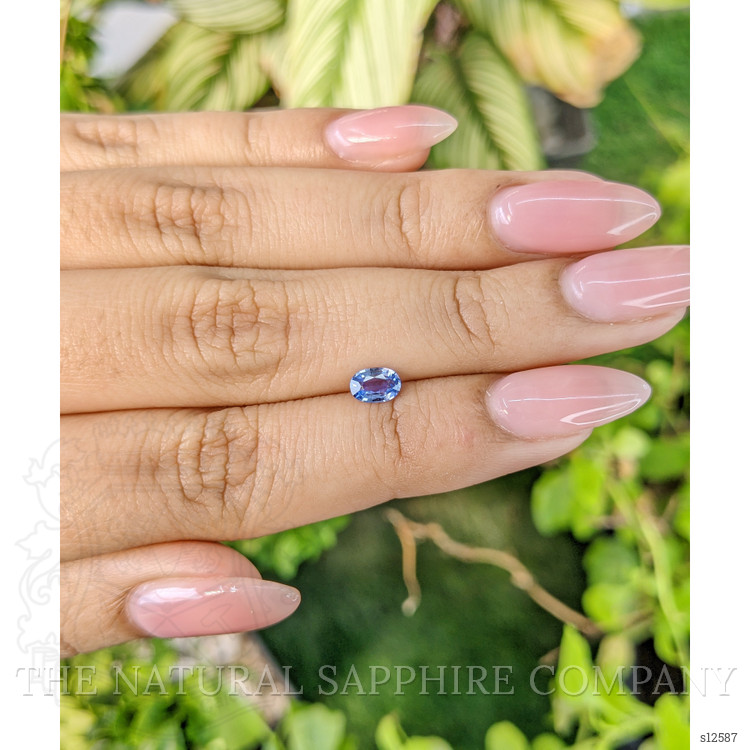 0.48 Ct. Blue Sapphire from Ceylon (Sri Lanka)