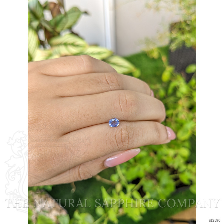 0.46 Ct. Blue Sapphire from Ceylon (Sri Lanka)