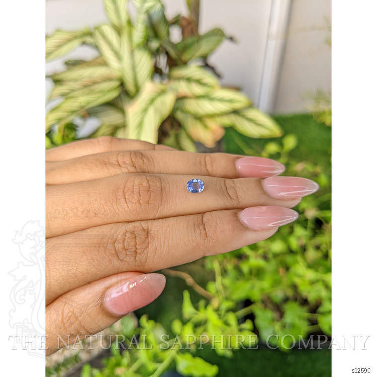 0.46 Ct. Blue Sapphire from Ceylon (Sri Lanka)