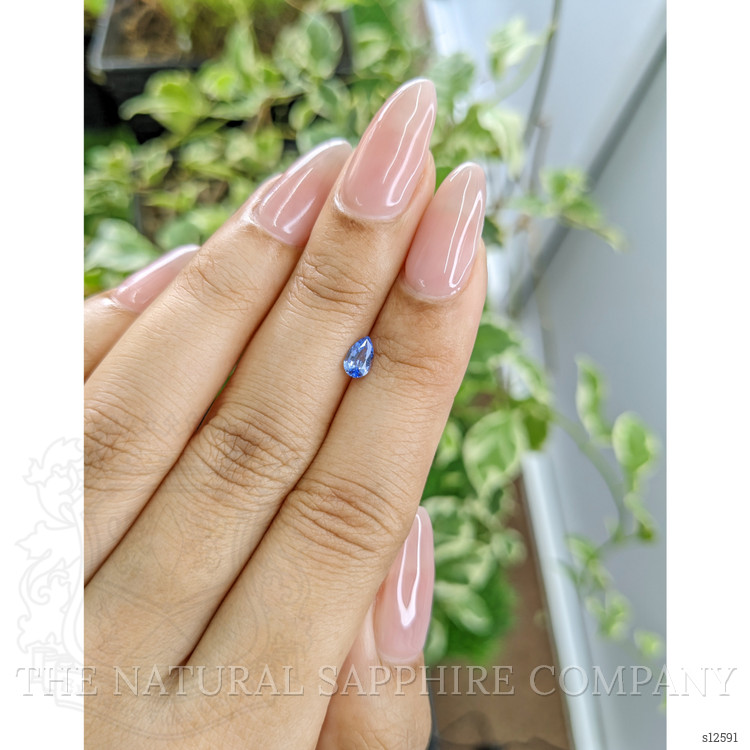 0.37 Ct. Blue Sapphire from Ceylon (Sri Lanka)