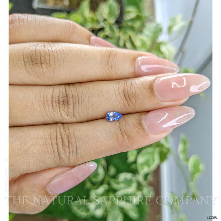 0.37 Ct. Blue Sapphire from Ceylon (Sri Lanka)