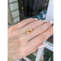 6.20 Ct. Peach Sapphire from Ceylon (Sri Lanka) Life Style